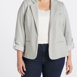 41 HAWTHORN
Natalie Knit Blazer 2X Plus size